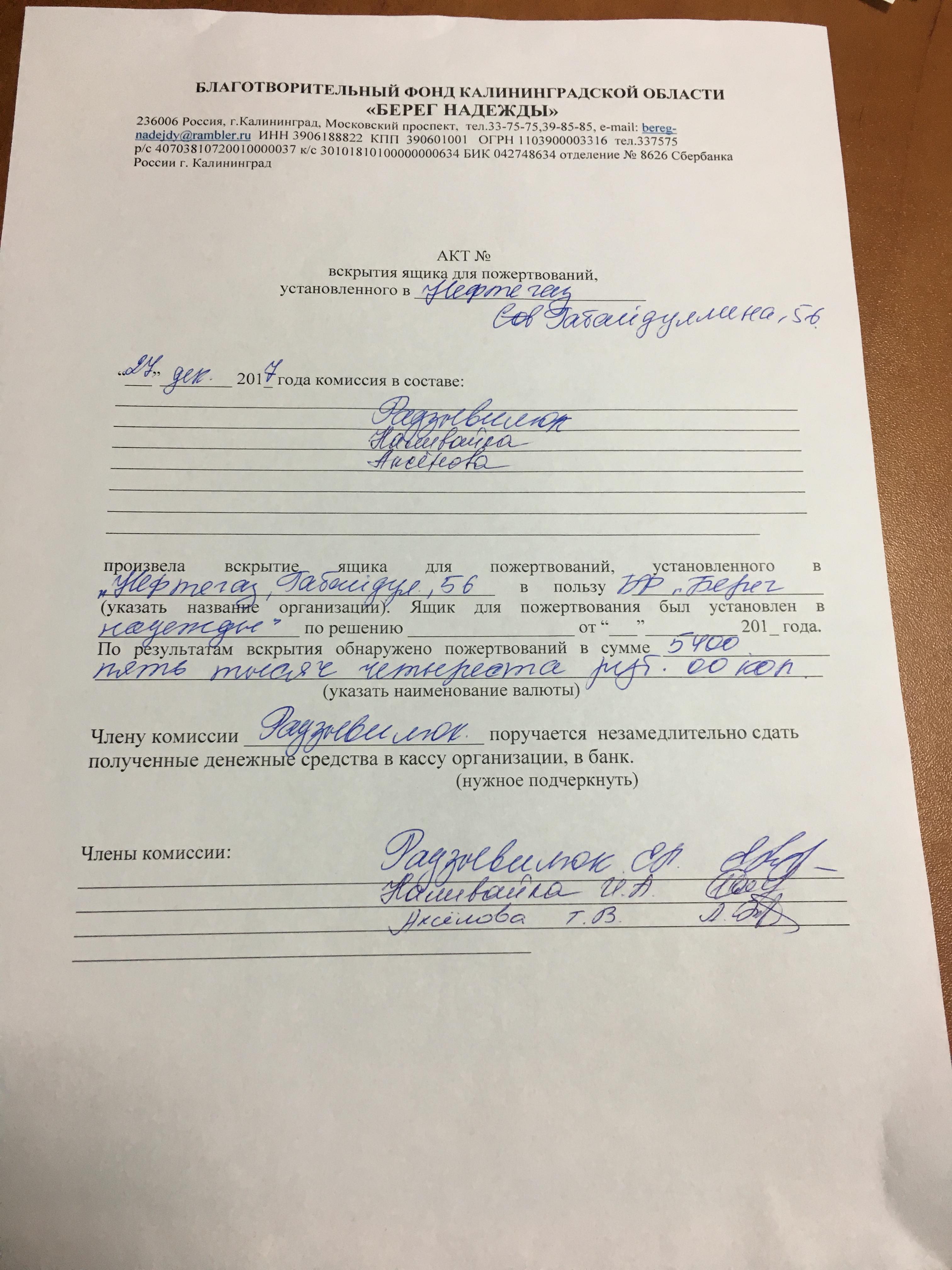 На благотворительной лотерее было собрано 9100 рублей
