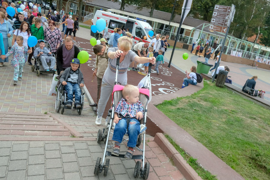 Подопечные фонда «Берег надежды» побывали на Дне города в Зеленоградске