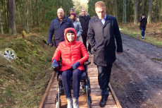 На Куршской косе открылась тропа для людей с особыми потребностями