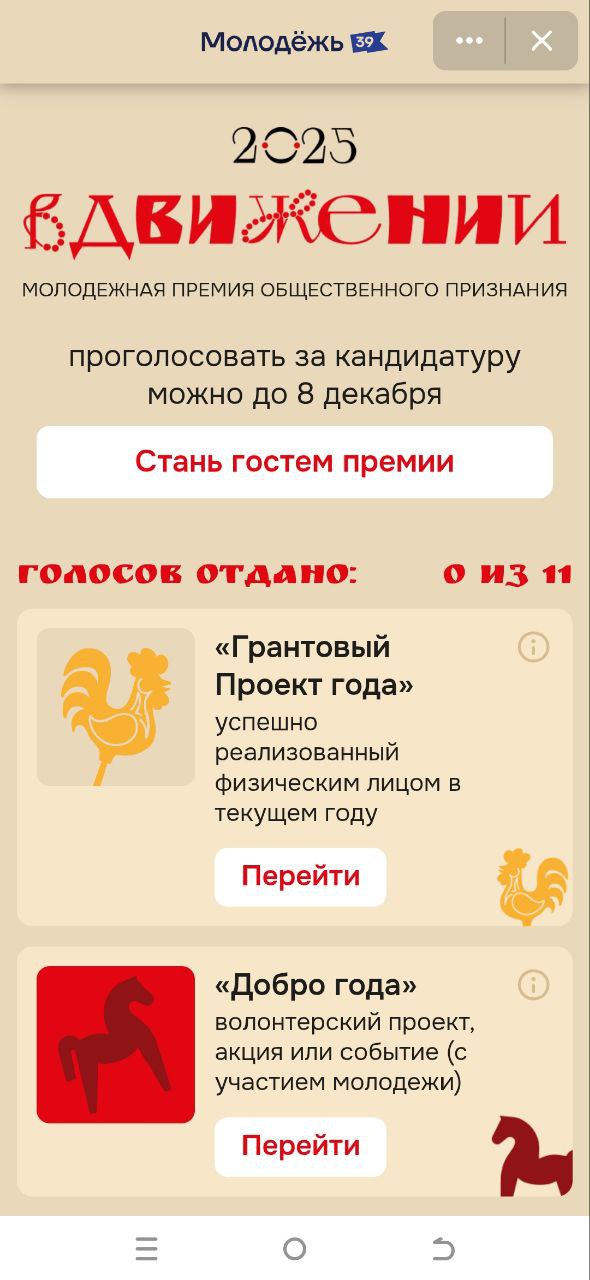 Внимание-внимание! Голосуем за наш проект!